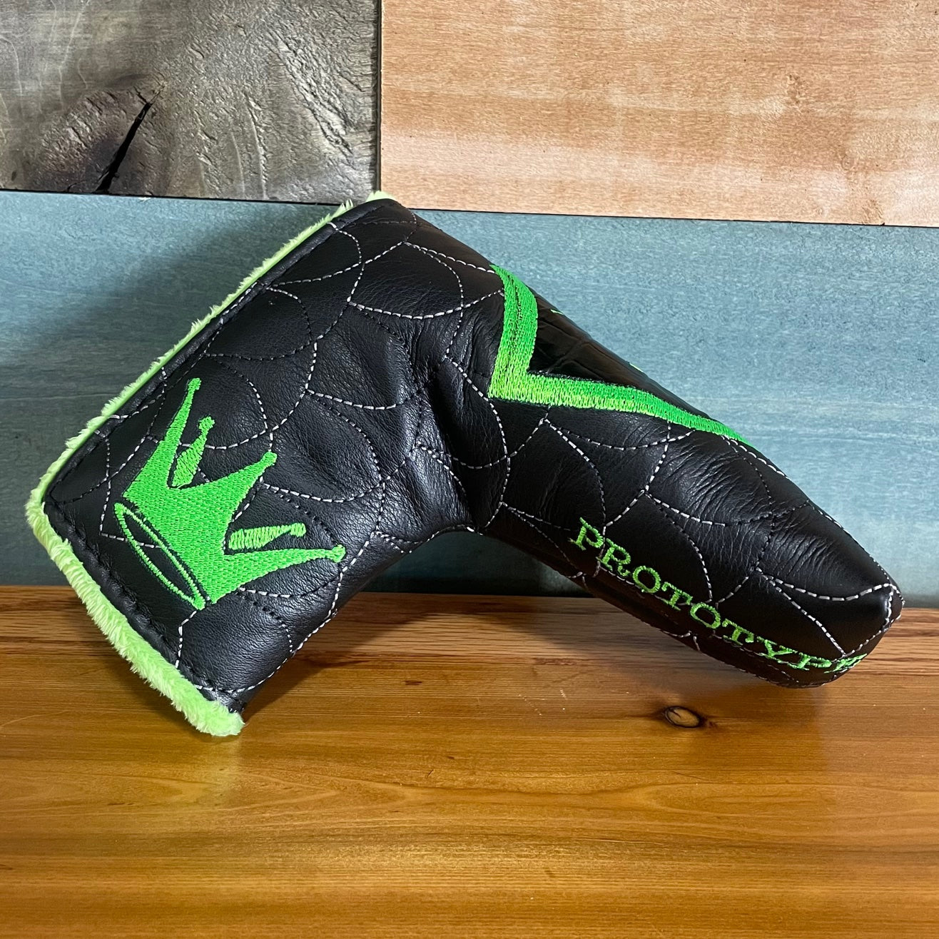 Keeping it Real Black and Lime Prototype Blade Cover