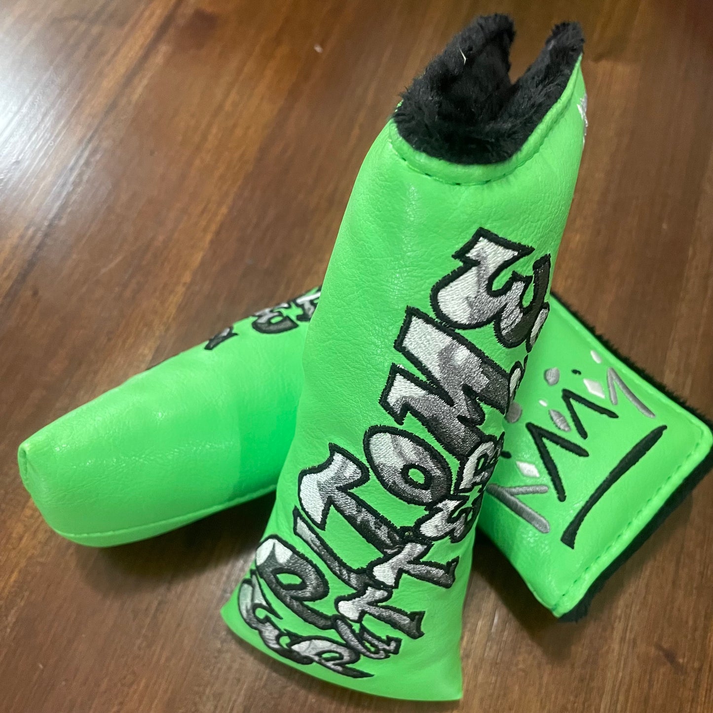 Lime and Black Graffiti Blade Cover