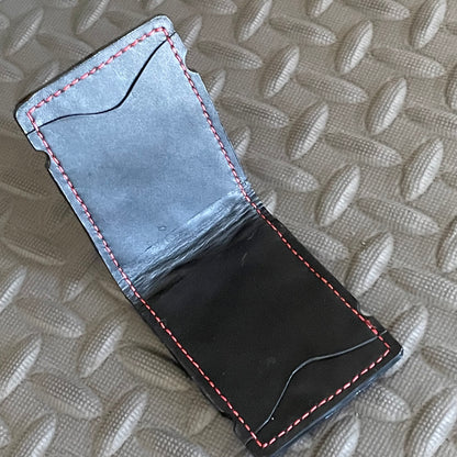 February Genuine Ostrich and Leather Cash Cover