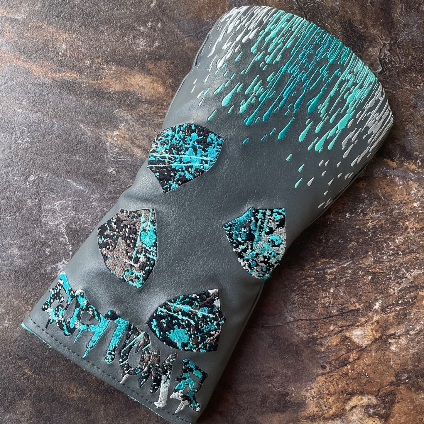 Drip Cover - Grey, Tiffany, and Teal